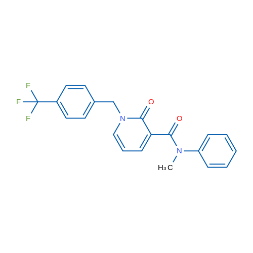 N-Methyl-2-oxo-N-phenyl-1-{[4-(trifluoromethyl)phenyl]methyl}-1,2-dihydropyridine-3-carboxamide 1g