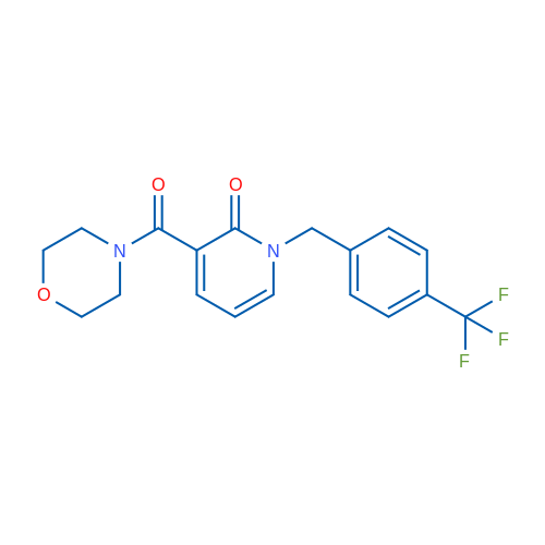 3-(Morpholine-4-carbonyl)-1-{[4-(trifluoromethyl)phenyl]methyl}-1,2-dihydropyridin-2-one 1g