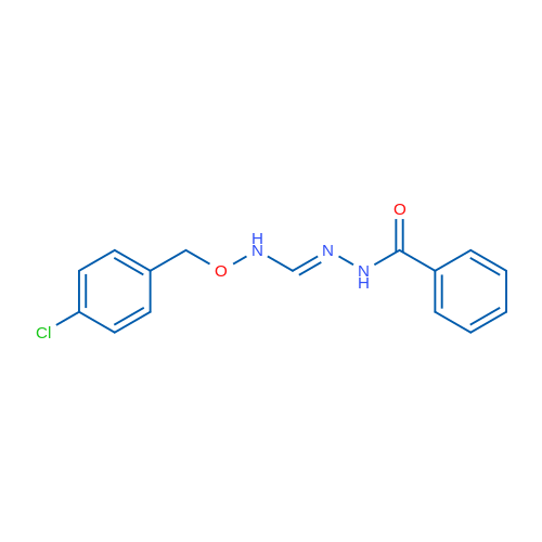 N'-[(1E)-{[(4-chlorophenyl)methoxy]amino}methylidene]benzohydrazide 1g