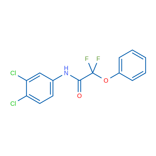 N-(3,4-Dichlorophenyl)-2,2-difluoro-2-phenoxyacetamide 1g