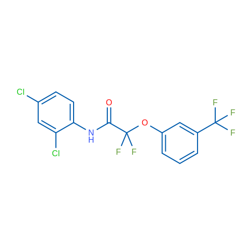 N-(2,4-Dichlorophenyl)-2,2-difluoro-2-[3-(trifluoromethyl)phenoxy]acetamide 1g