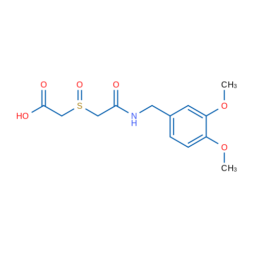2-({[(3,4-dimethoxyphenyl)methyl]carbamoyl}methanesulfinyl)acetic acid 1g
