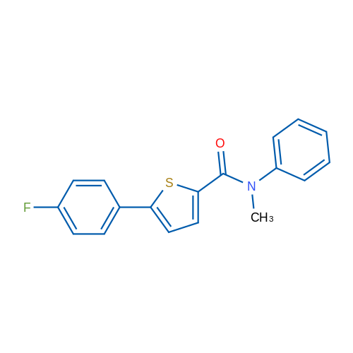5-(4-Fluorophenyl)-N-methyl-N-phenylthiophene-2-carboxamide 1g