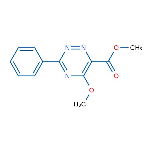 Methyl 5-methoxy-3-phenyl-1,2,4-triazine-6-carboxylate 1g