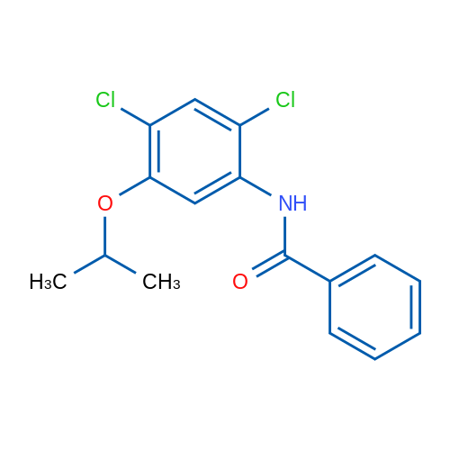 N-[2,4-Dichloro-5-(propan-2-yloxy)phenyl]benzamide 1g