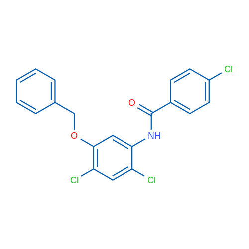 N-[5-(Benzyloxy)-2,4-dichlorophenyl]-4-chlorobenzamide 1g