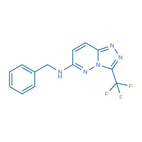 N-Benzyl-3-(trifluoromethyl)-[1,2,4]triazolo[4,3-b]pyridazin-6-amine 1g