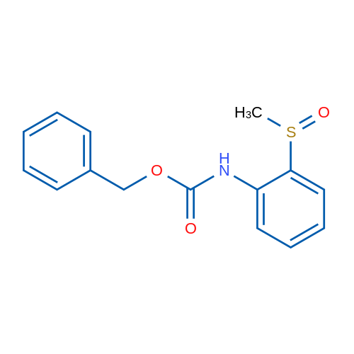 Benzyl (2-(methylsulfinyl)phenyl)carbamate 1g