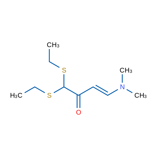 [(1E)-4,4-Bis(ethylsulfanyl)-3-oxobut-1-en-1-yl]dimethylamine 1g