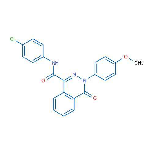 N-(4-Chlorophenyl)-3-(4-methoxyphenyl)-4-oxo-3,4-dihydrophthalazine-1-carboxamide 1g