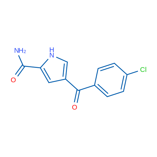 4-(4-Chlorobenzoyl)-1H-pyrrole-2-carboxamide 1g