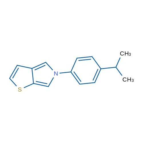 5-[4-(Propan-2-yl)phenyl]-5H-thieno[2,3-c]pyrrole 1g