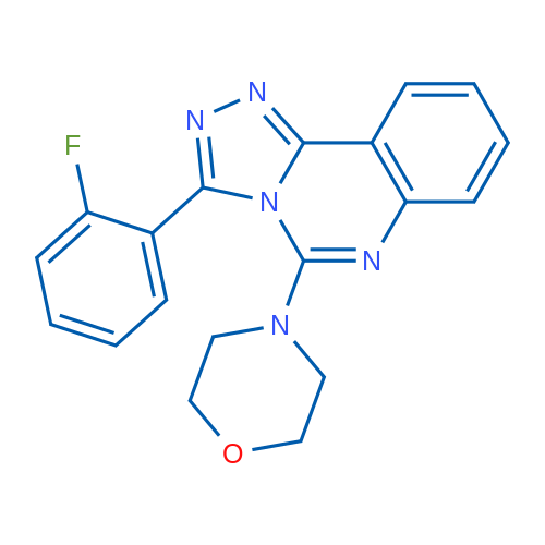 4-[3-(2-Fluorophenyl)-[1,2,4]triazolo[4,3-c]quinazolin-5-yl]morpholine 1g