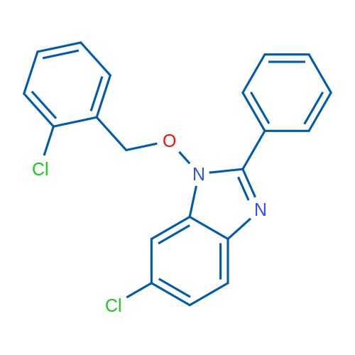 6-Chloro-1-[(2-chlorophenyl)methoxy]-2-phenyl-1H-1,3-benzodiazole 1g
