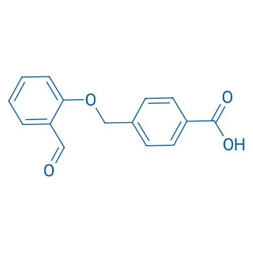4-((2-Formylphenoxy)methyl)benzoic acid 250mg