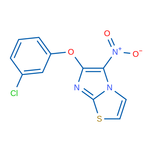 6-(3-Chlorophenoxy)-5-nitroimidazo[2,1-b][1,3]thiazole 1g