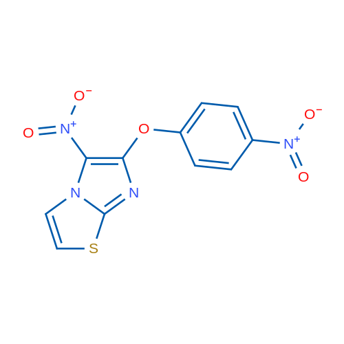 5-Nitro-6-(4-nitrophenoxy)imidazo[2,1-b][1,3]thiazole 1g