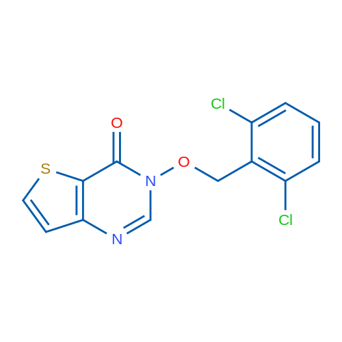 3-[(2,6-Dichlorophenyl)methoxy]-3H,4H-thieno[3,2-d]pyrimidin-4-one 1g