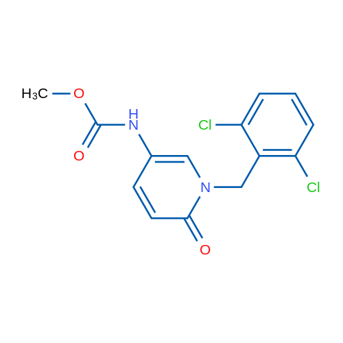 Methyl N-{1-[(2,6-dichlorophenyl)methyl]-6-oxo-1,6-dihydropyridin-3-yl}carbamate 1g