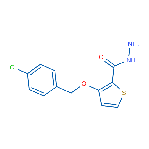 3-((4-Chlorobenzyl)oxy)thiophene-2-carbohydrazide 5g