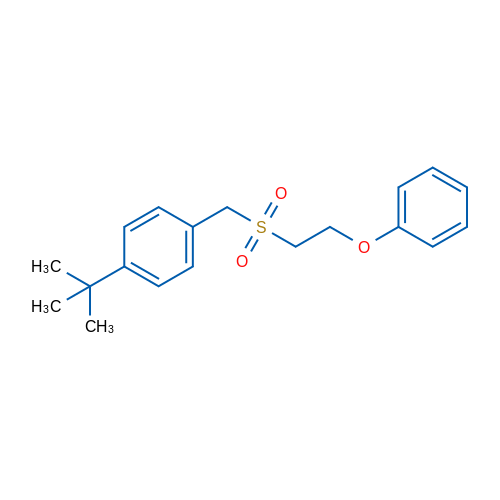 1-tert-Butyl-4-[(2-phenoxyethanesulfonyl)methyl]benzene 1g