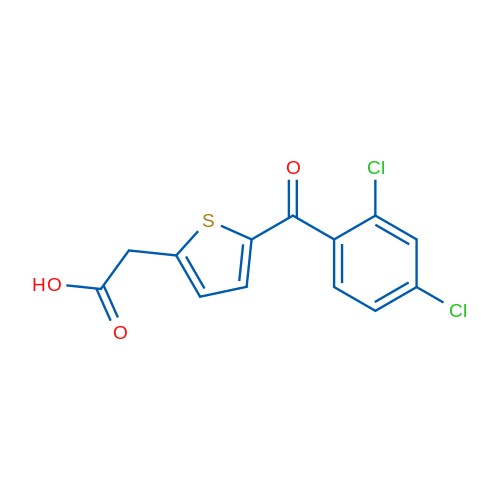 2-[5-(2,4-Dichlorobenzoyl)thiophen-2-yl]acetic acid 1g