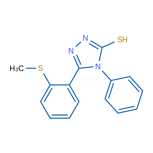 5-[2-(Methylsulfanyl)phenyl]-4-phenyl-4H-1,2,4-triazole-3-thiol 1g