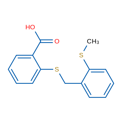 2-({[2-(methylsulfanyl)phenyl]methyl}sulfanyl)benzoic acid 1g