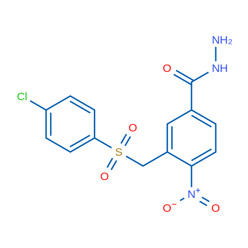 3-[(4-Chlorobenzenesulfonyl)methyl]-4-nitrobenzohydrazide 1g