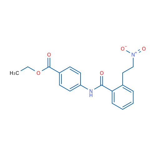Ethyl 4-[2-(2-nitroethyl)benzamido]benzoate 1g