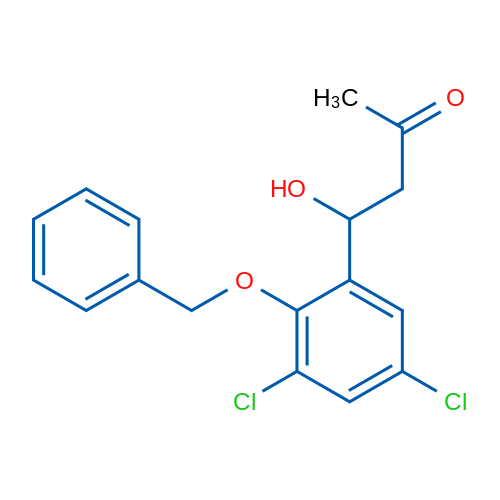 4-[2-(Benzyloxy)-3,5-dichlorophenyl]-4-hydroxybutan-2-one 1g