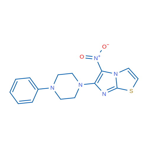 1-{5-nitroimidazo[2,1-b][1,3]thiazol-6-yl}-4-phenylpiperazine 1g