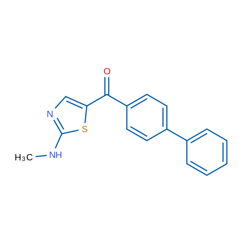 5-{[1,1'-biphenyl]-4-carbonyl}-N-methyl-1,3-thiazol-2-amine 1g