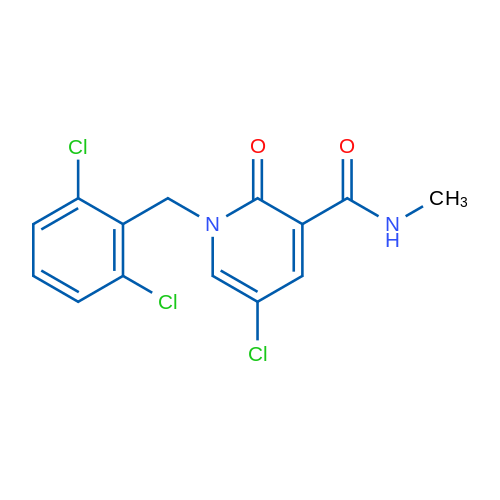 5-Chloro-1-[(2,6-dichlorophenyl)methyl]-N-methyl-2-oxo-1,2-dihydropyridine-3-carboxamide 1g