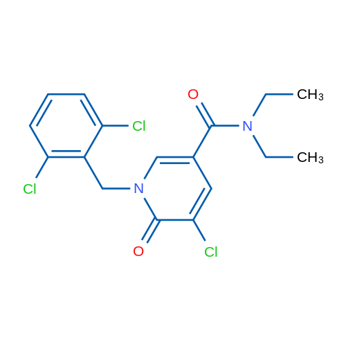 5-Chloro-1-[(2,6-dichlorophenyl)methyl]-N,N-diethyl-6-oxo-1,6-dihydropyridine-3-carboxamide 1g