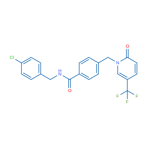 N-[(4-Chlorophenyl)methyl]-4-{[2-oxo-5-(trifluoromethyl)-1,2-dihydropyridin-1-yl]methyl}benzamide 1g