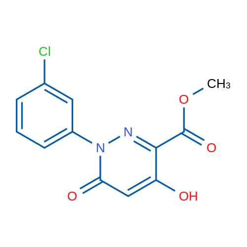 Methyl 1-(3-chlorophenyl)-4-hydroxy-6-oxo-1,6-dihydropyridazine-3-carboxylate 5g