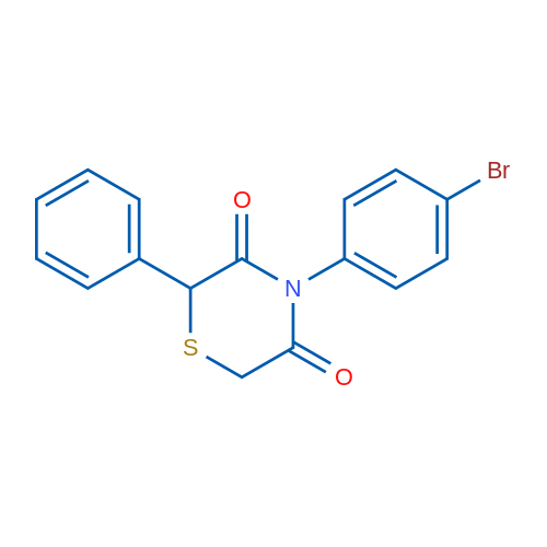 4-(4-Bromophenyl)-2-phenylthiomorpholine-3,5-dione 1g