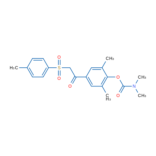 2,6-Dimethyl-4-[2-(4-methylbenzenesulfonyl)acetyl]phenyl N,N-dimethylcarbamate 1g