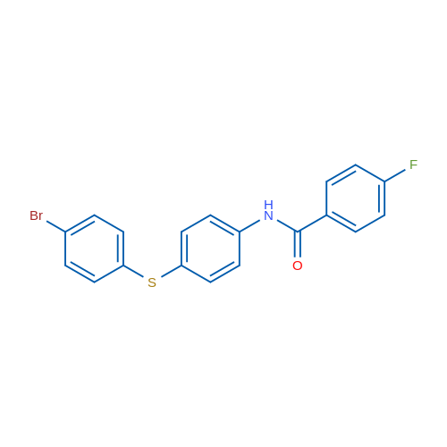 N-{4-[(4-bromophenyl)sulfanyl]phenyl}-4-fluorobenzamide 1g