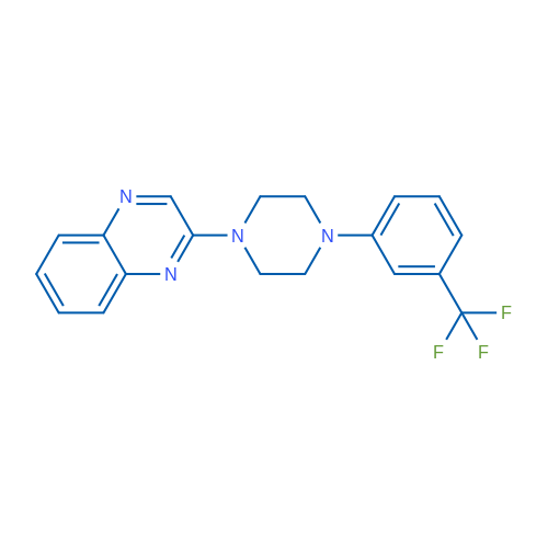 2-{4-[3-(trifluoromethyl)phenyl]piperazin-1-yl}quinoxaline 1g