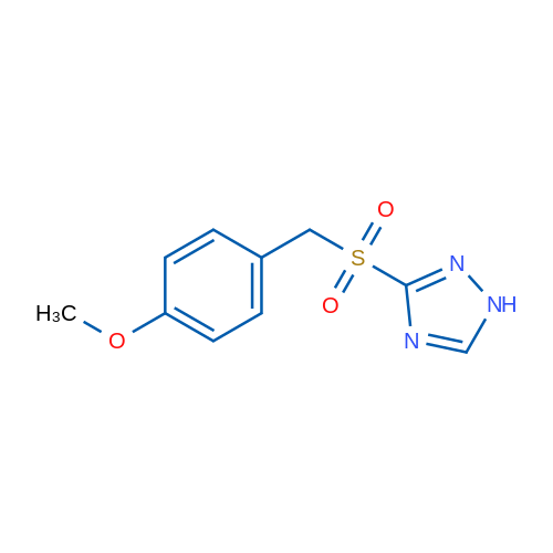 3-[(4-Methoxyphenyl)methanesulfonyl]-1H-1,2,4-triazole 1g