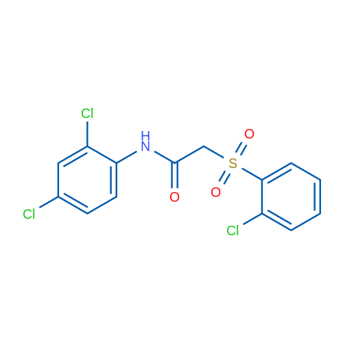 2-(2-Chlorobenzenesulfonyl)-N-(2,4-dichlorophenyl)acetamide 1g