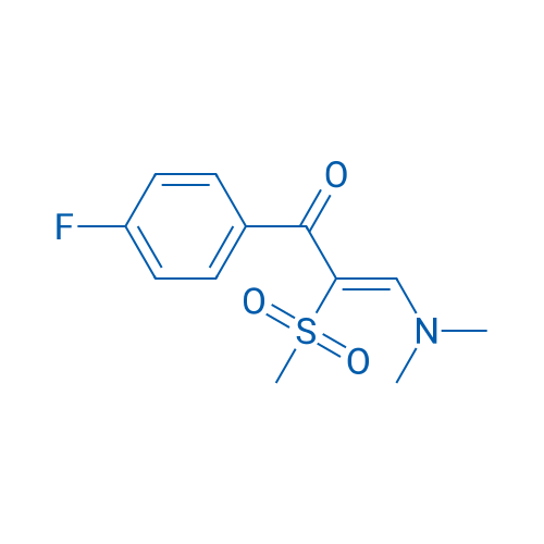 (2Z)-3-(Dimethylamino)-1-(4-fluorophenyl)-2-methanesulfonylprop-2-en-1-one 1g