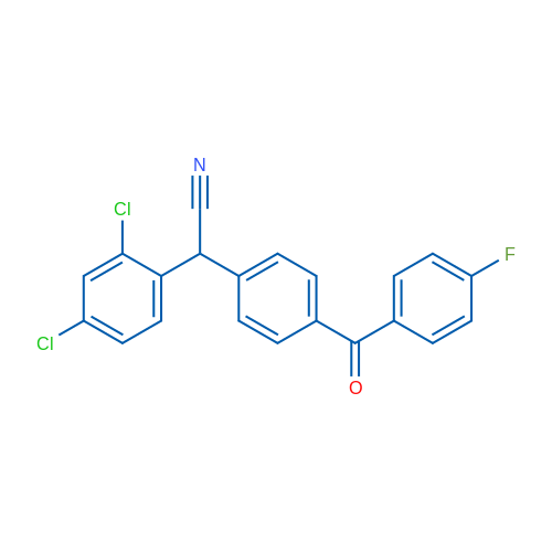 2-(2,4-Dichlorophenyl)-2-[4-(4-fluorobenzoyl)phenyl]acetonitrile 1g