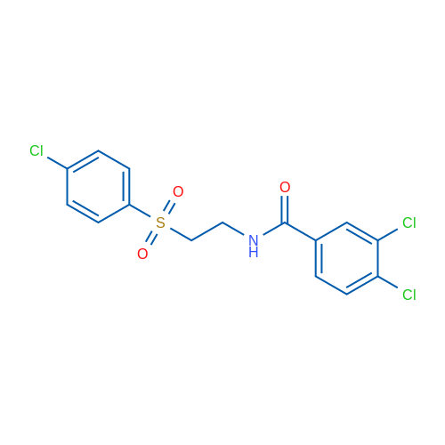 3,4-Dichloro-N-[2-(4-chlorobenzenesulfonyl)ethyl]benzamide 1g