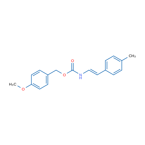 (4-Methoxyphenyl)methyl N-[(E)-2-(4-methylphenyl)ethenyl]carbamate 1g