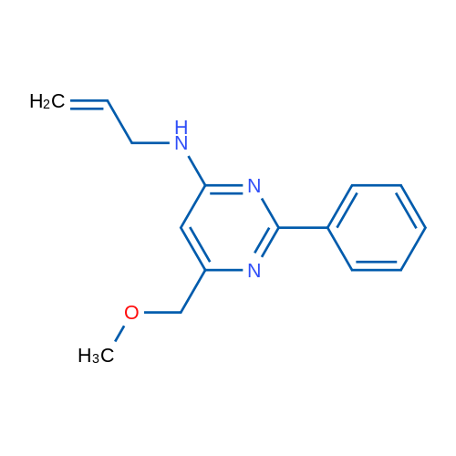 6-(Methoxymethyl)-2-phenyl-N-(prop-2-en-1-yl)pyrimidin-4-amine 1g