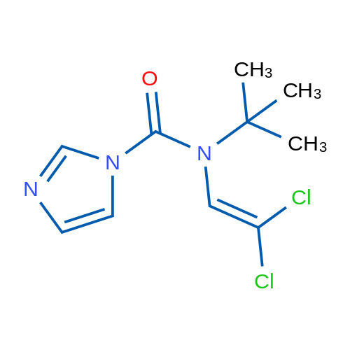 N-tert-Butyl-N-(2,2-dichloroethenyl)-1H-imidazole-1-carboxamide 1g