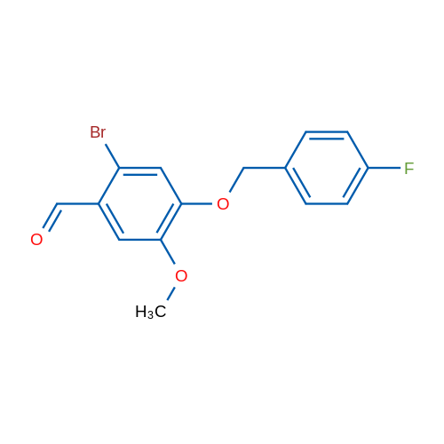 2-Bromo-4-((4-fluorobenzyl)oxy)-5-methoxybenzaldehyde 1g